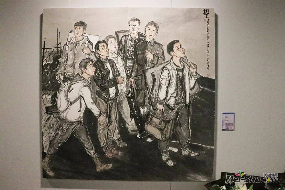 李奕苍丨《望》丨190×200cm丨纸本水墨