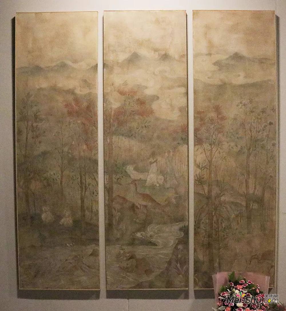  周娜丨《观山》丨200×220cm