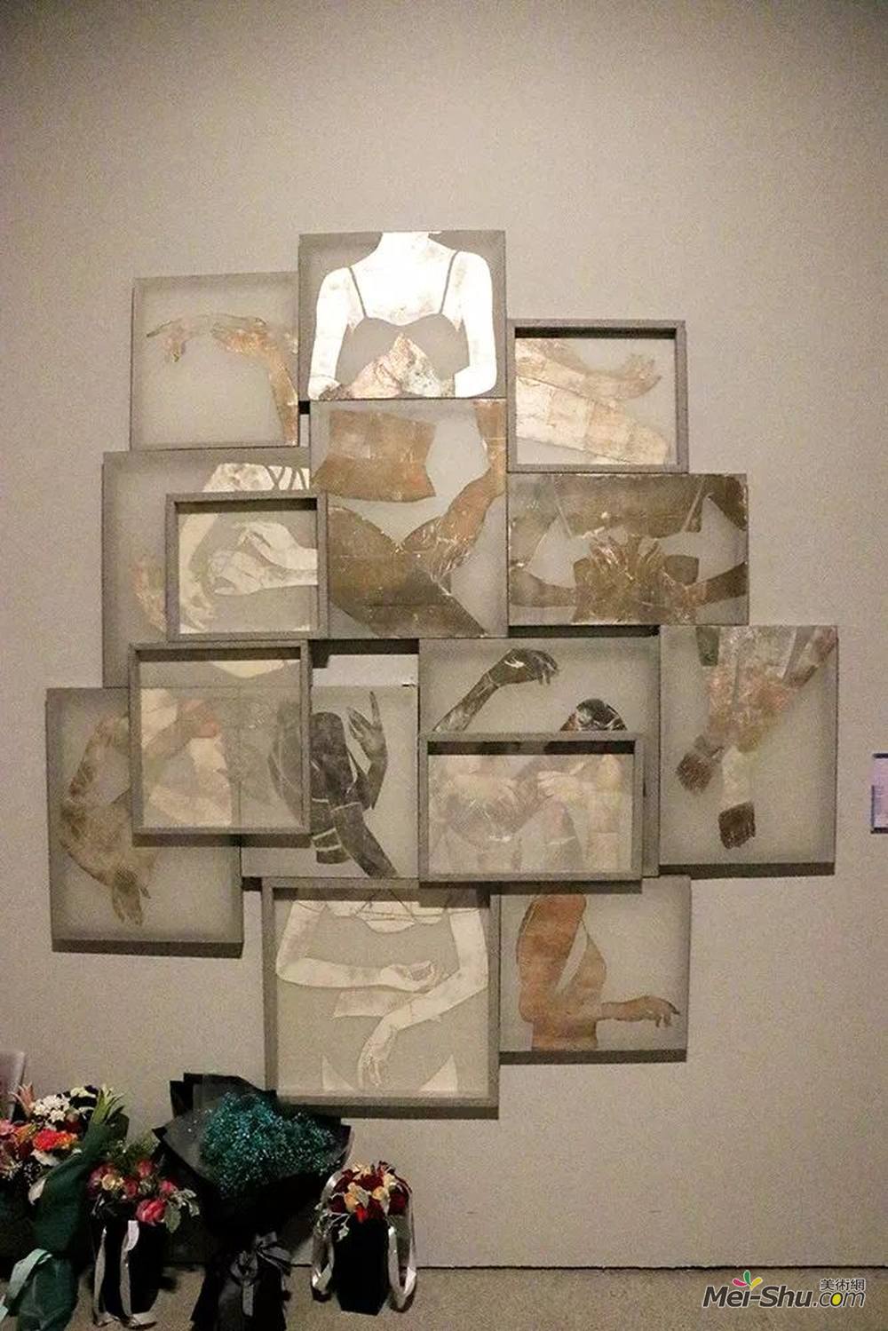 景婧恩丨《浮生若梦》丨200×223cm丨绢箔