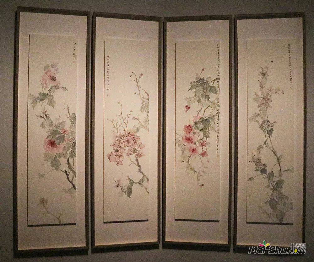 朱婉莹丨《幽居》丨34×138cm丨纸本