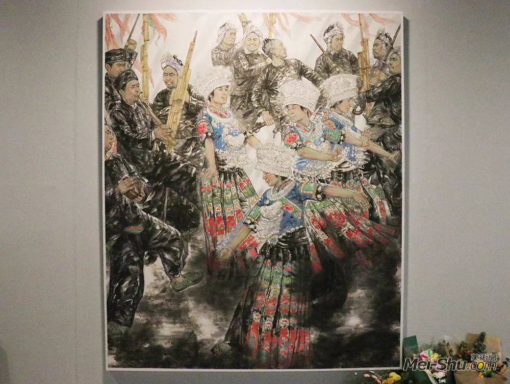 刘结锋丨《大笙歌》丨200×240cm丨纸本水墨