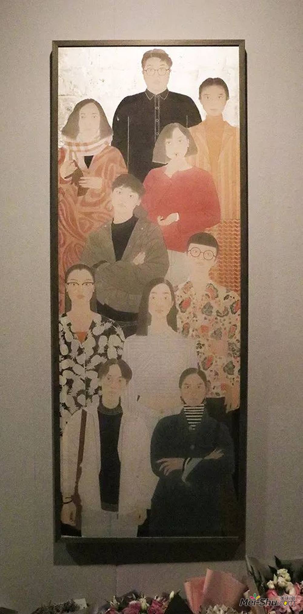 刘若男丨《集》丨70×190cm丨绢本淡彩