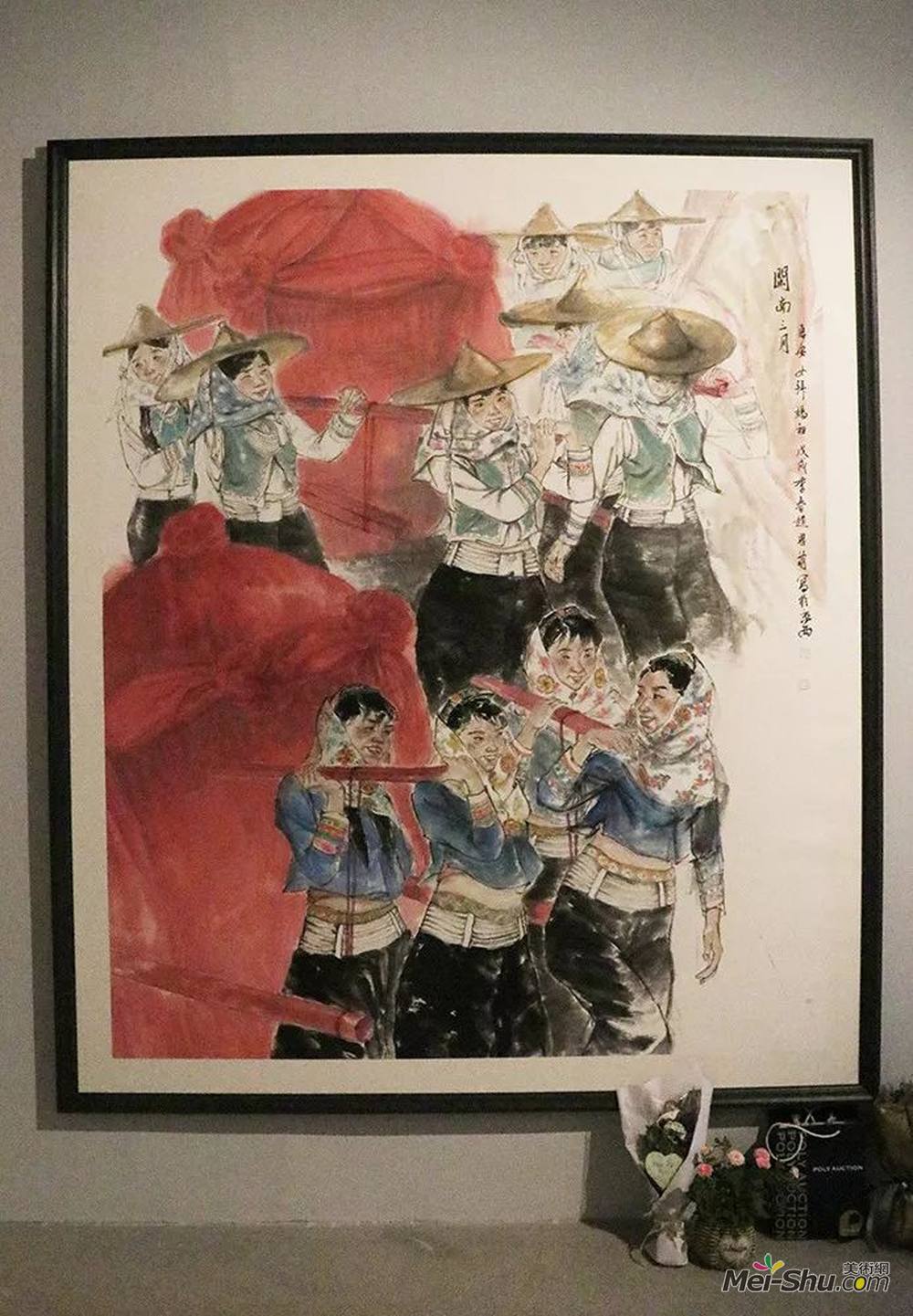 赵思萌丨《闽南三月》丨225×252cm丨纸本水墨