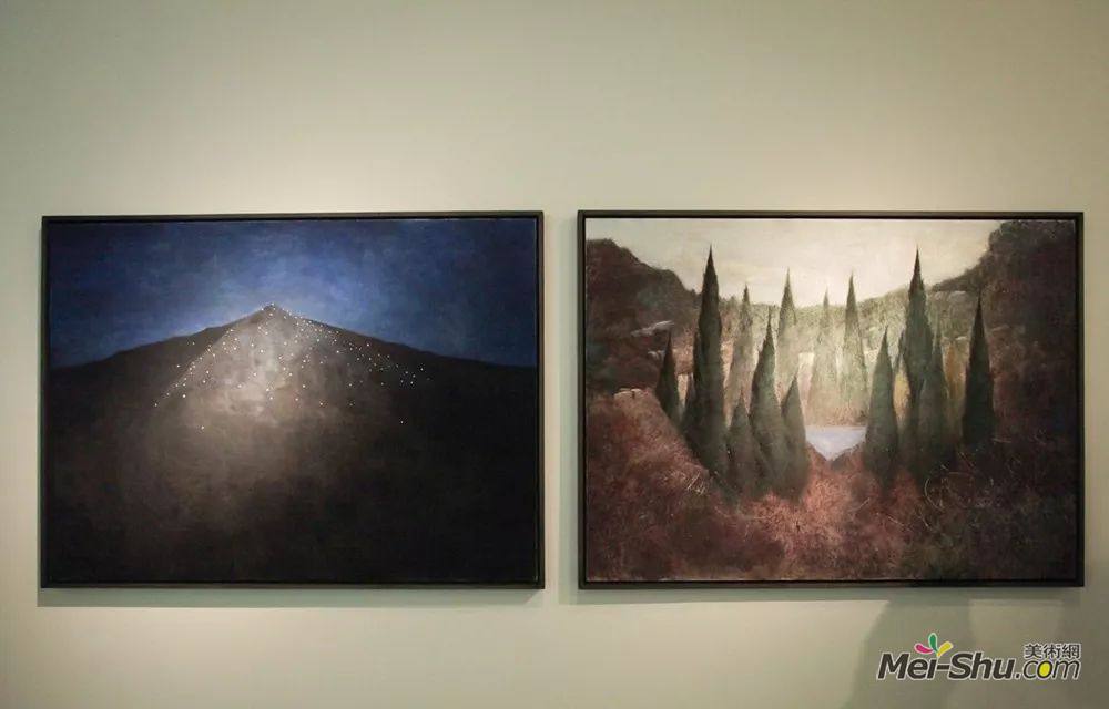 康继徽|《看不见的风景》|150x110cm|色粉