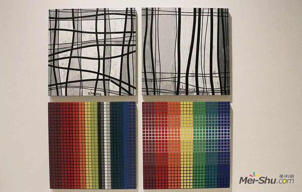 朱忠林丨《觅色系列》丨140×140cm×4丨布面丙烯