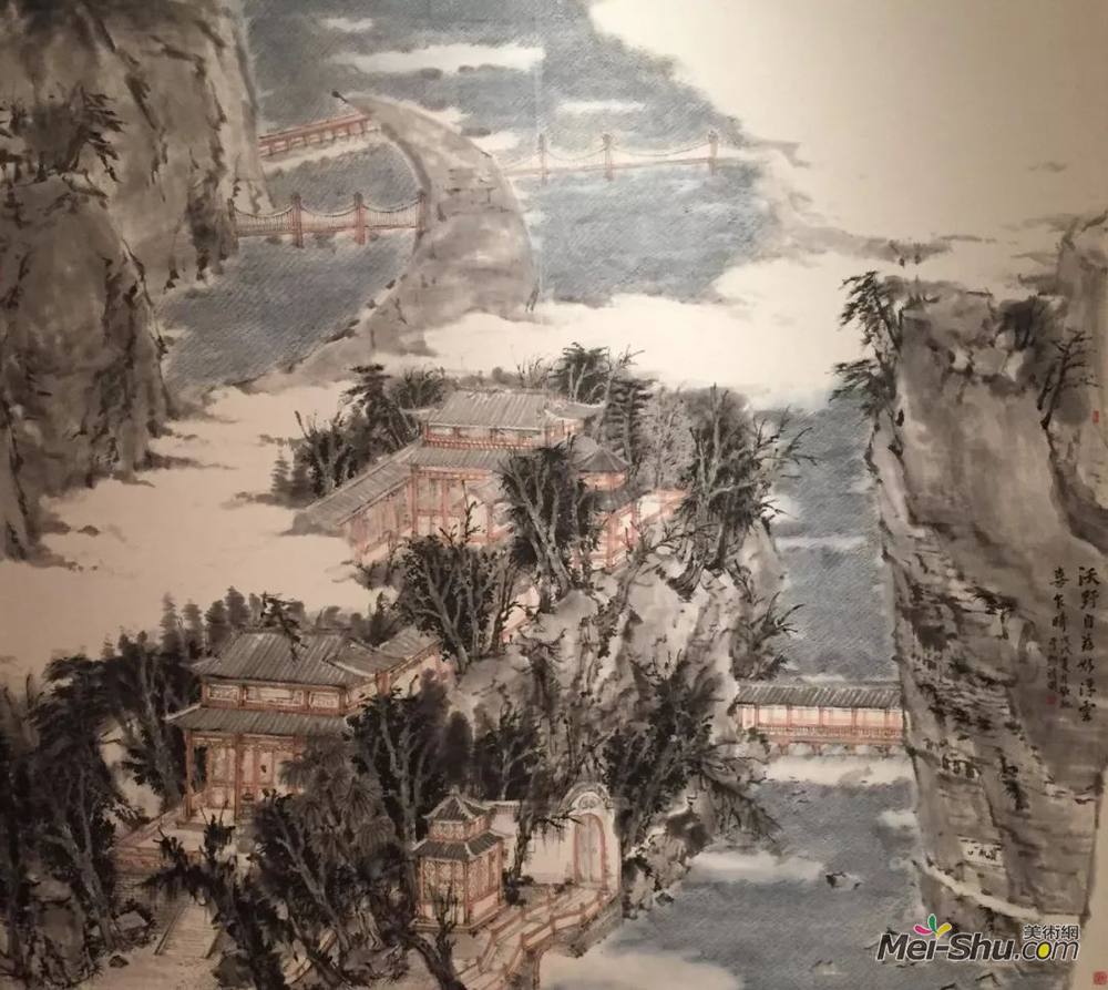 张驰 《沃野自兹始，浮云喜乍晴》