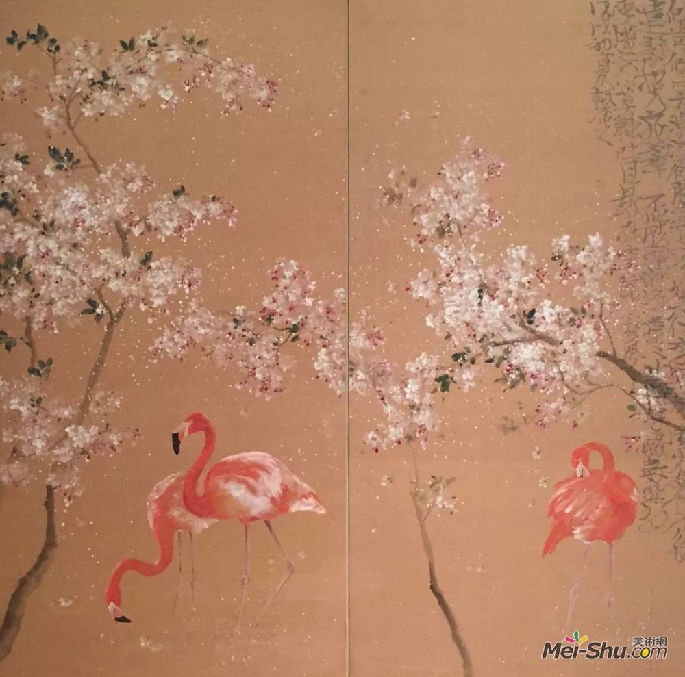胡馨之 《花荫漫步》