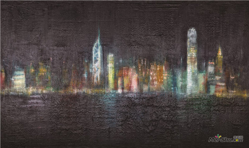 尹朝阳《迷城》150x250cm布面油画