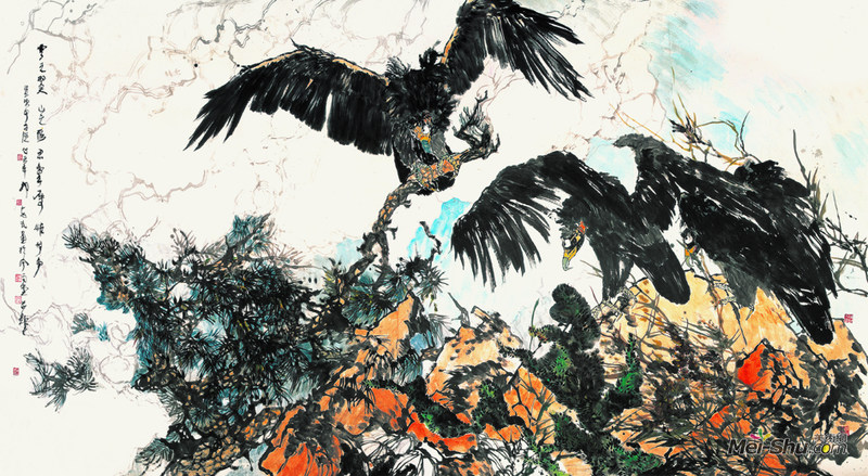 雄无争 500cmX260cm 2014年 郭志光