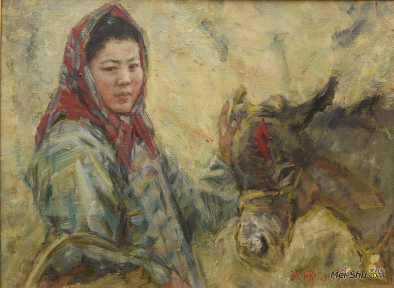 《上街》作者：武永年创作年代：1993规格：58×78cm品类：油画