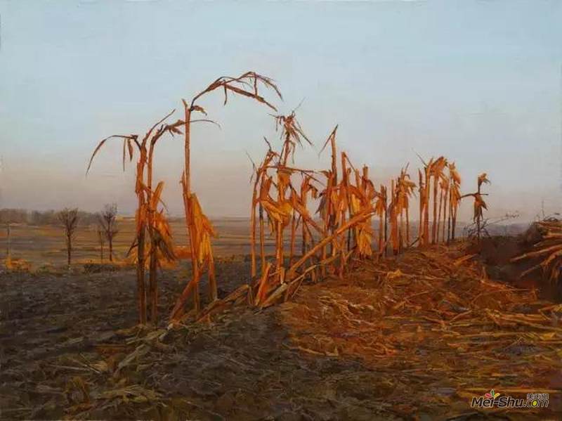 郑艺（特邀）《晚秋》 120×180cm 2010年