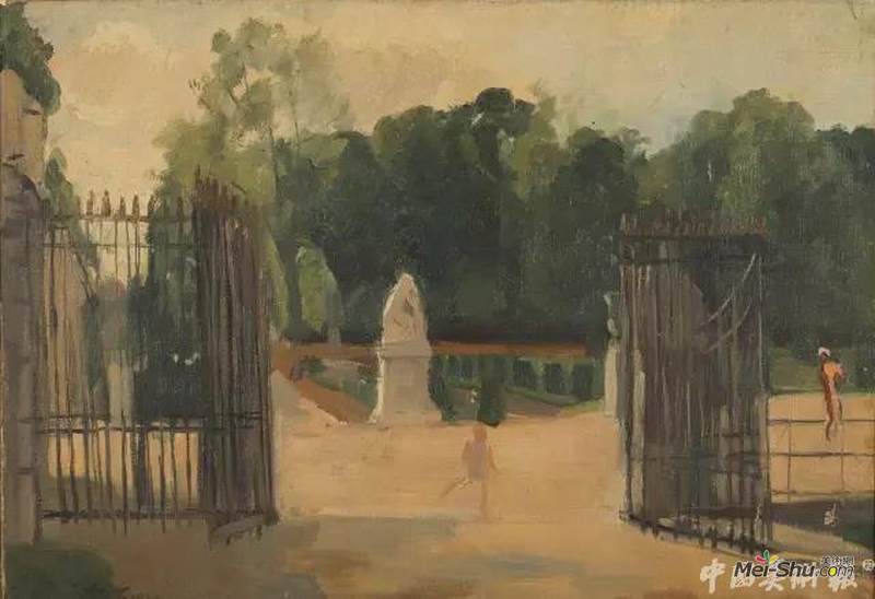 风景 55*33cm巴黎1932年 亚麻布