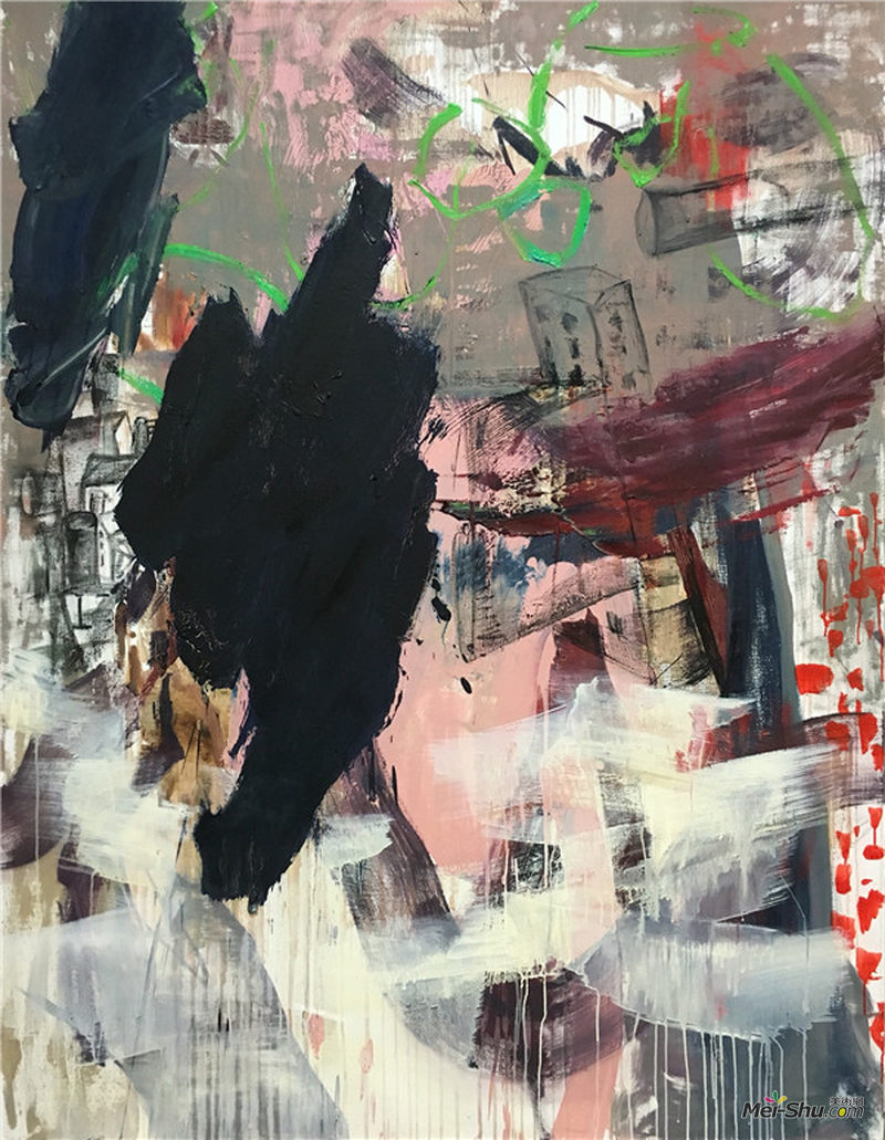 仇墨娇 无题 布面油画 1.8mx1.4m 2016