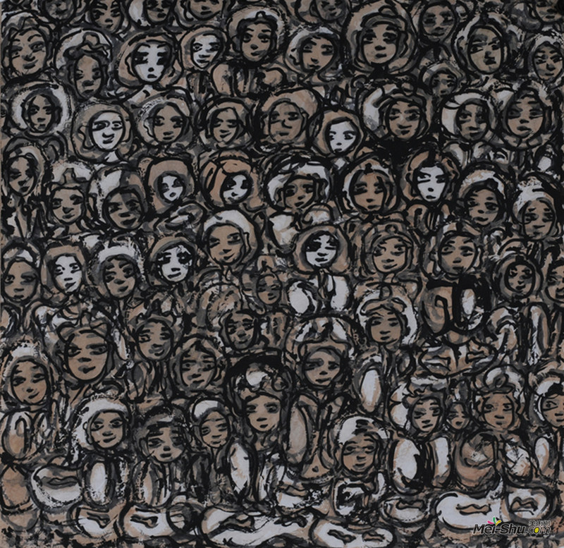 众生即佛作者：朱振庚创作年代：2011规格：69×70cm品类：中国画