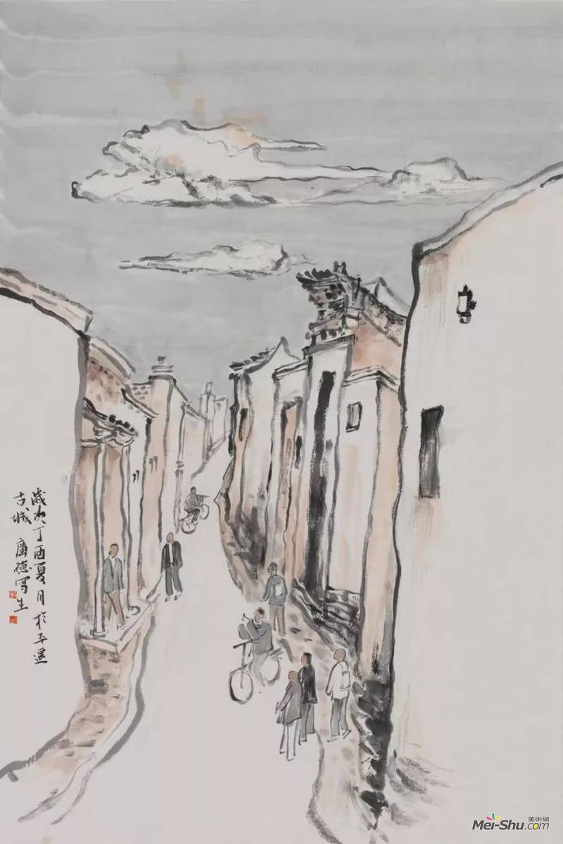古城写生 二