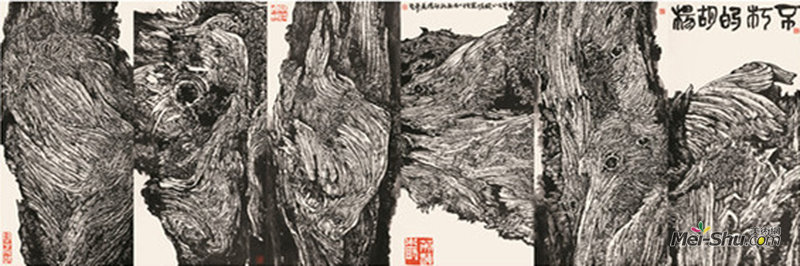 【展讯】不朽的胡杨——周尊圣胡杨作品专题展