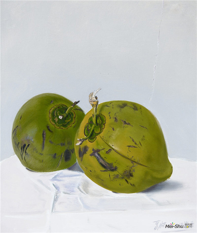 忻东旺-《椰子》-布面油彩-60cm×50cm-2010年.jpg