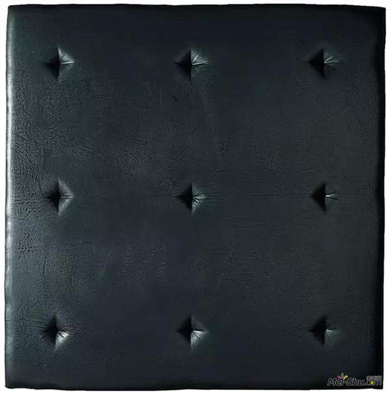 《无题》，金鑫，100cm x 100cm，岩彩，2015