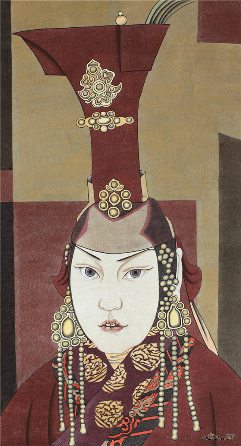 苏茹娅 · 蒙古贵妇 苏茹娅 41×78 内蒙古