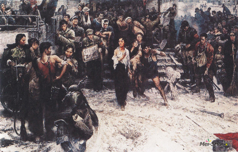 1968年×月×日·雪 作者：程丛林 创作年代：1979 规格：200×300cm 品类：油画