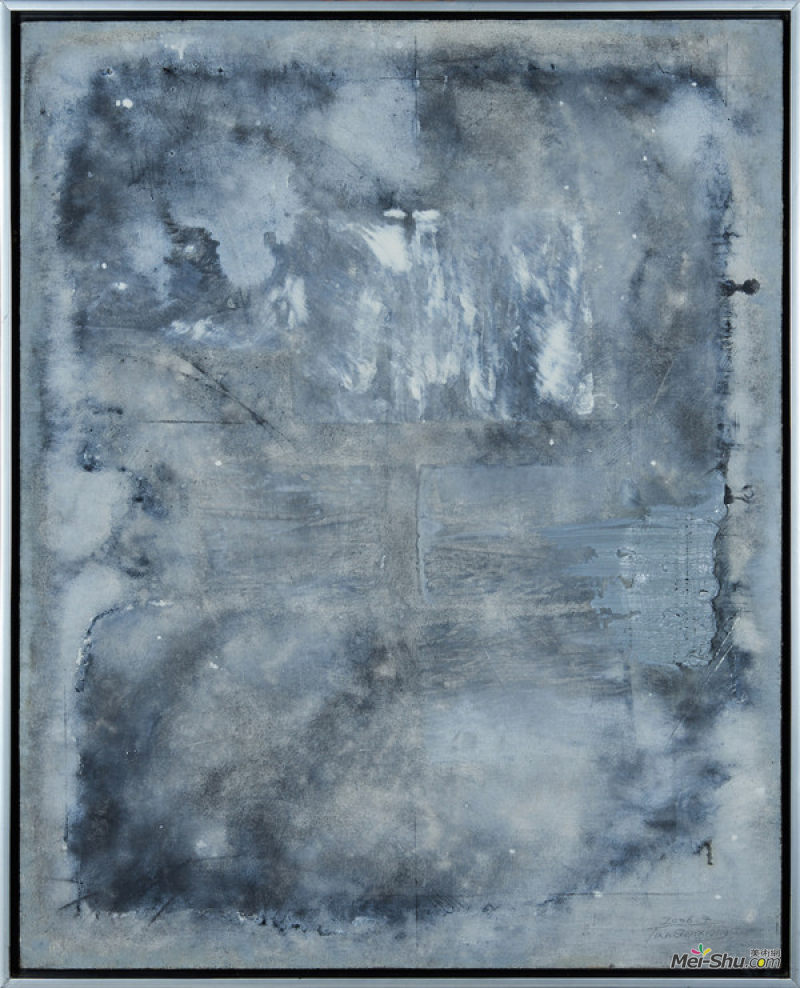 谭根雄《紫禁城9》,综合材料,100x120cm,201