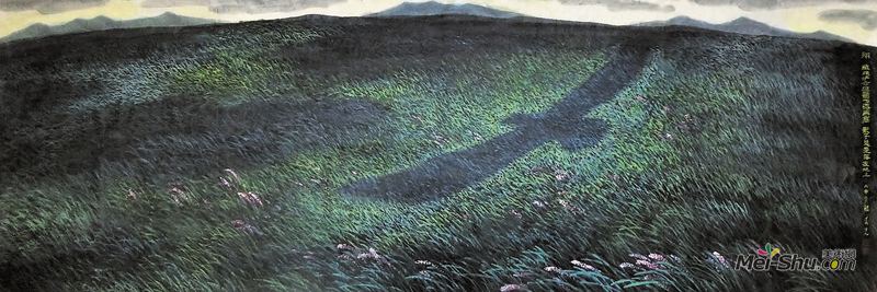 横长条 《翔》 68x198 2016年