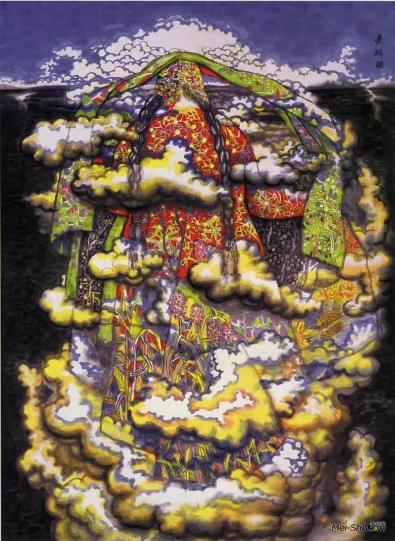 纪连彬（特邀） 《黑土之春》 中国画 230×146cm 2002年