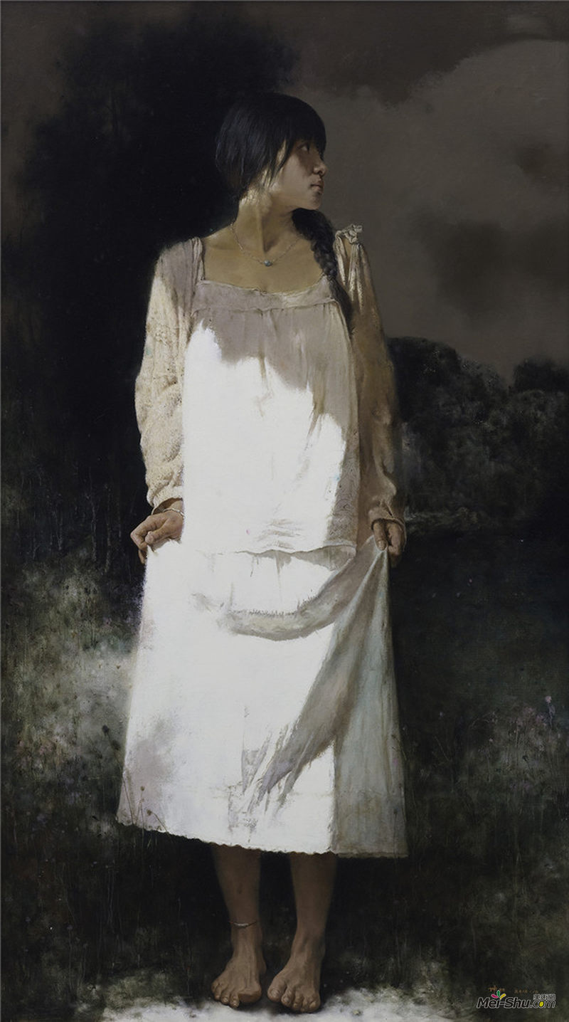 陈坤林 《暮将来临》 160x90cm 布面油画 2016