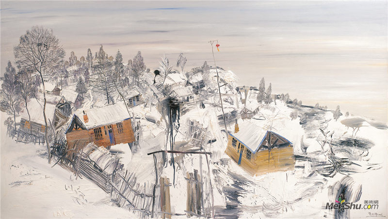 瑞雪 赵开坤 2006年 布面油画 280×160cm