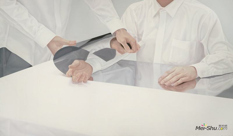 梁浩《映像》110×190cm 布面油画 2016