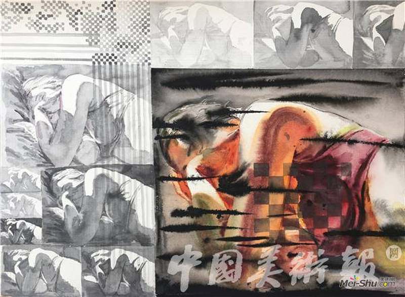 沈颖《入睡的可能性》56x76cm2017