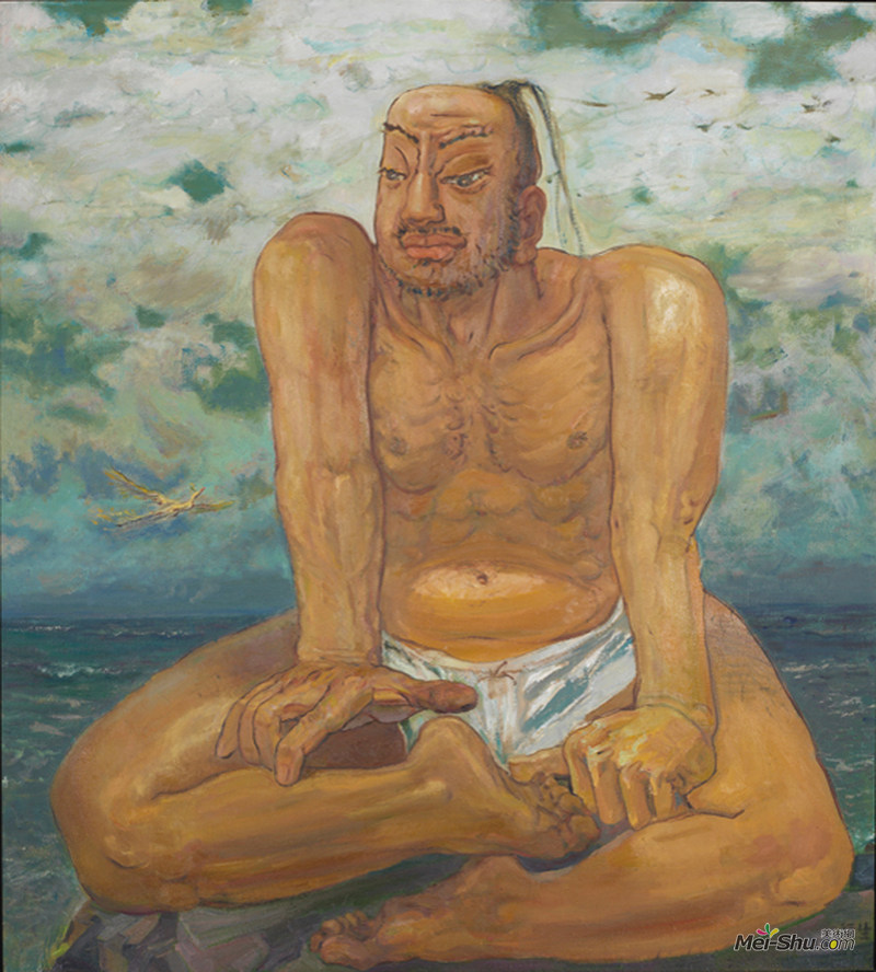 《始祖像》作者：袁运生 创作年代： 2009 规格：200×180cm 品类：油彩