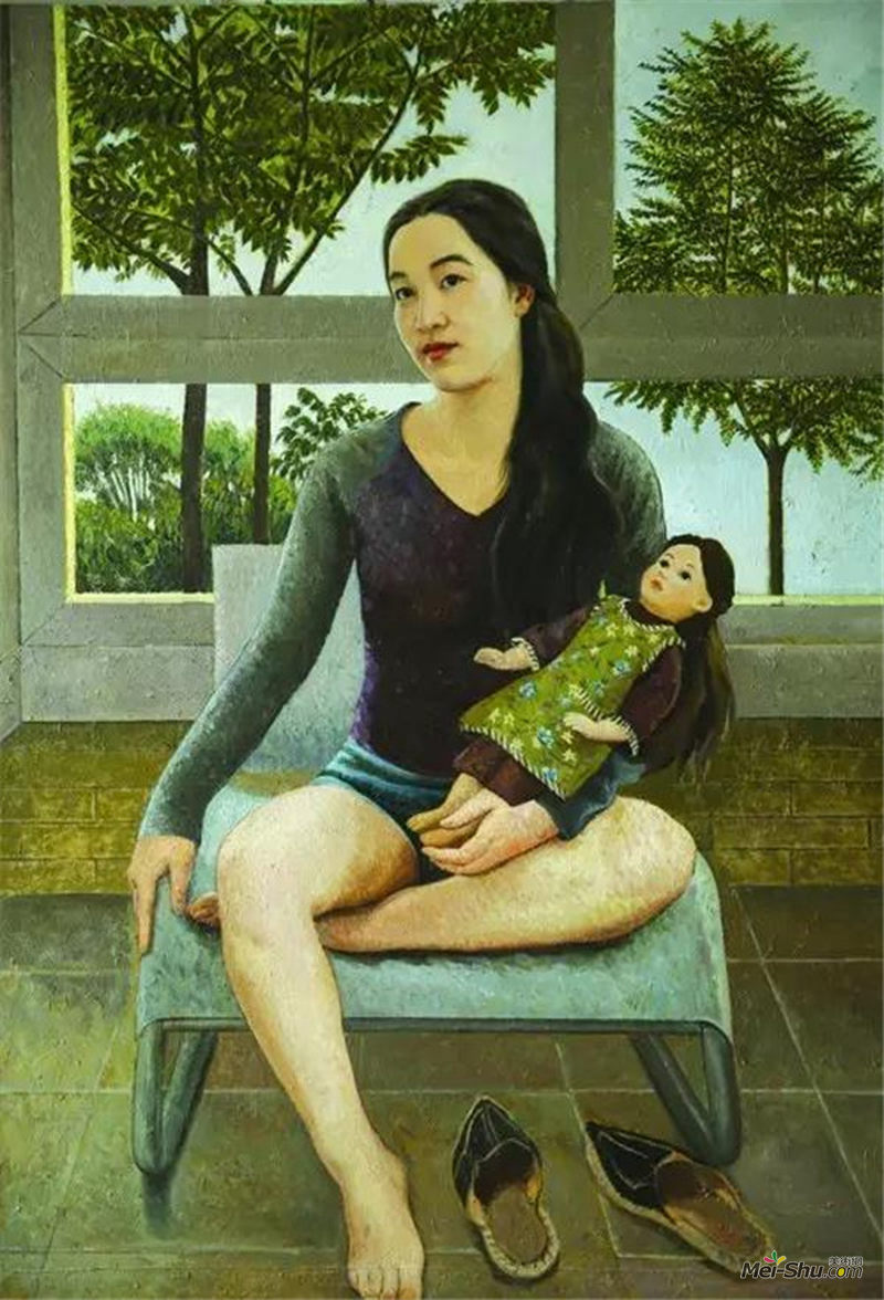 1-林笑初《白日梦》布面油画 100X140cm 2016年