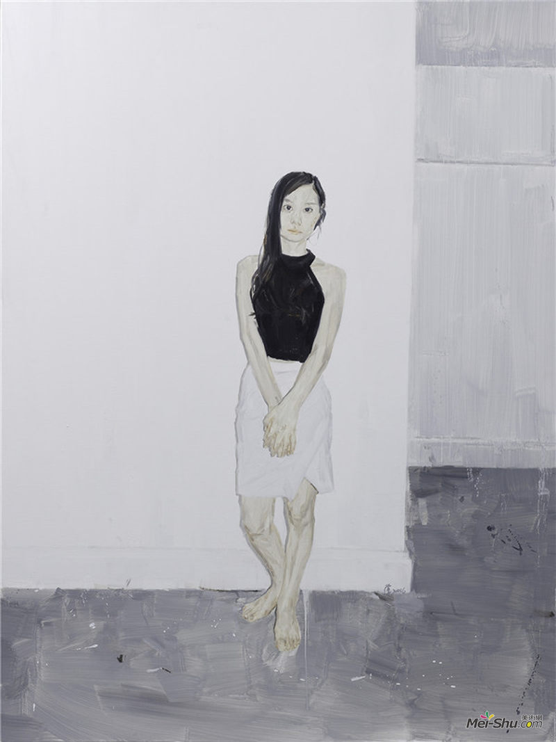 汪莺莺 《在南京--Yujie》 180x135cm 布面油画 2016