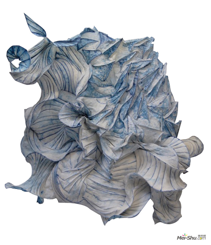 蓝色箭头，亚麻，115 x 95 x 50 cm