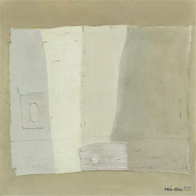 10-任惠《四分之一 No.2》综合材料 80x80cm 2017年