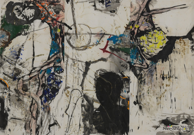 《PX6》作者：袁运生 创作年代： 1991 规格：135×205cm 品类：国画