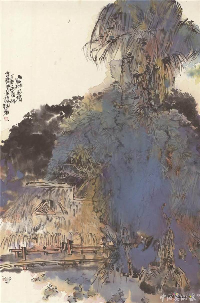 宋丰光 西双版纳写生之四 43cm×35cm 2017年