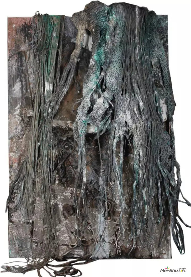 文明第五季·墟之一，2017，300x200cm，综合材料