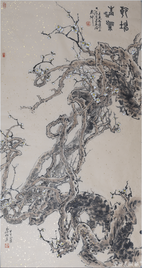 邓福星 乾坤清气 180cm×97cm 2013年
