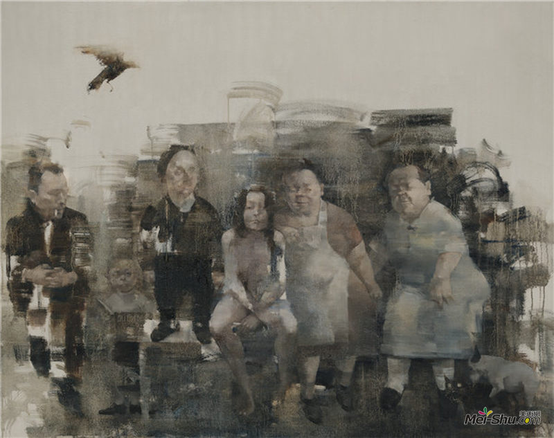 《局外人——待嫁姑娘》胡顺香 150X120cm 布面油画 2015