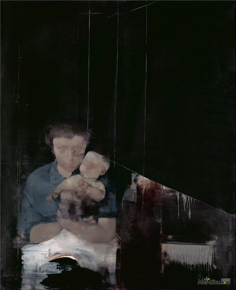 《未曾谋面的孩子》 布面油画 100x80cm 2016