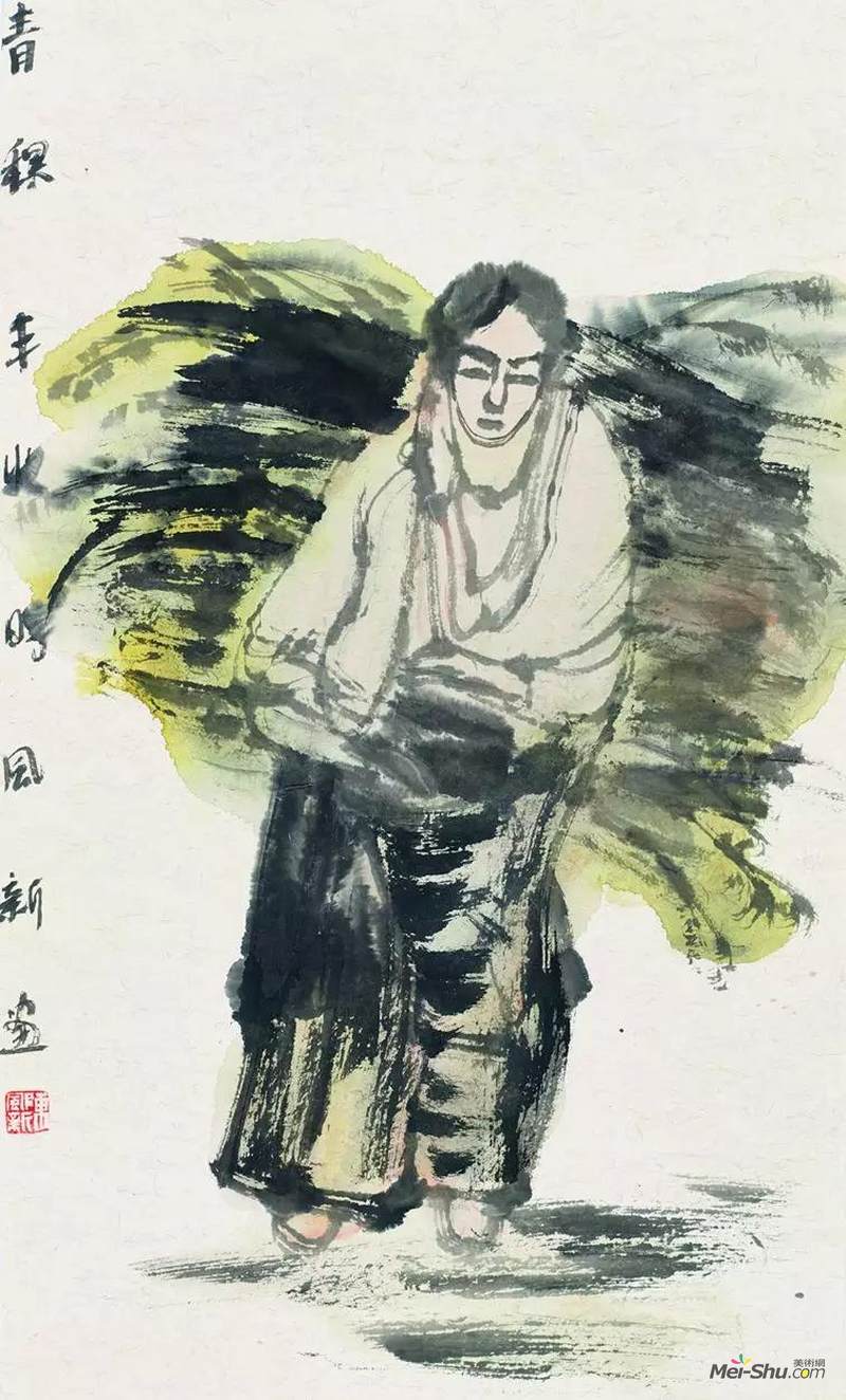 青稞丰收时 68X34cm