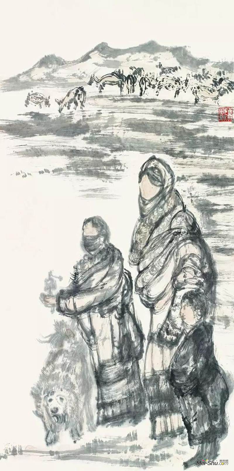 才旦与卓玛 67X33cm