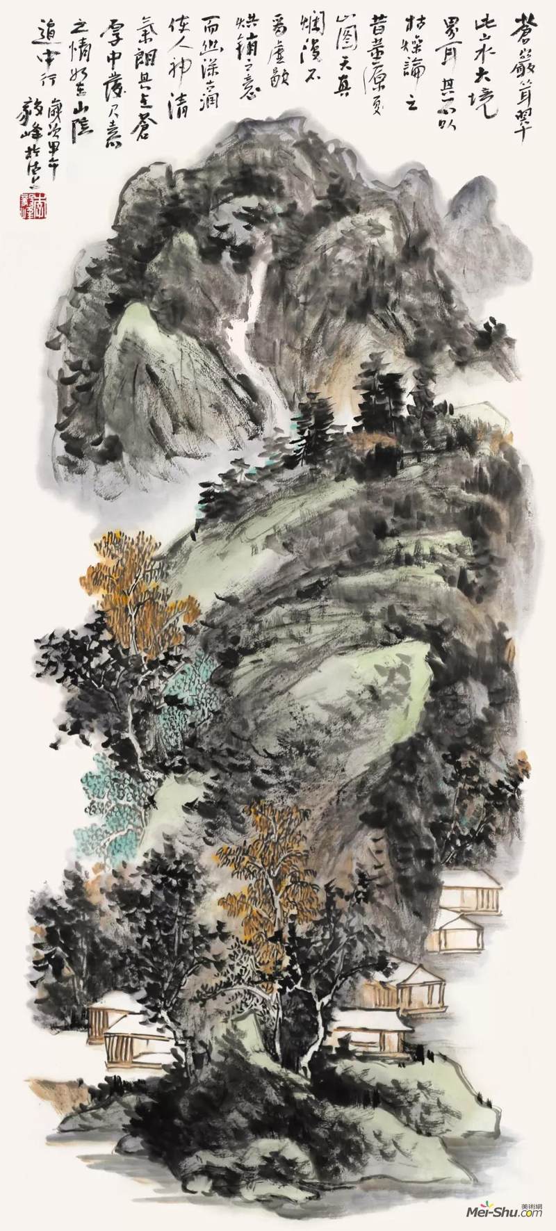 苍岩耸翠
