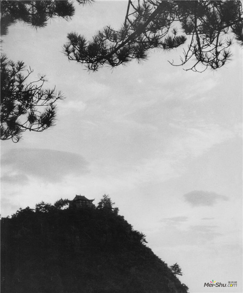 李进，《庐山仙人洞》，银盐纸基，30×24.5cm，1961