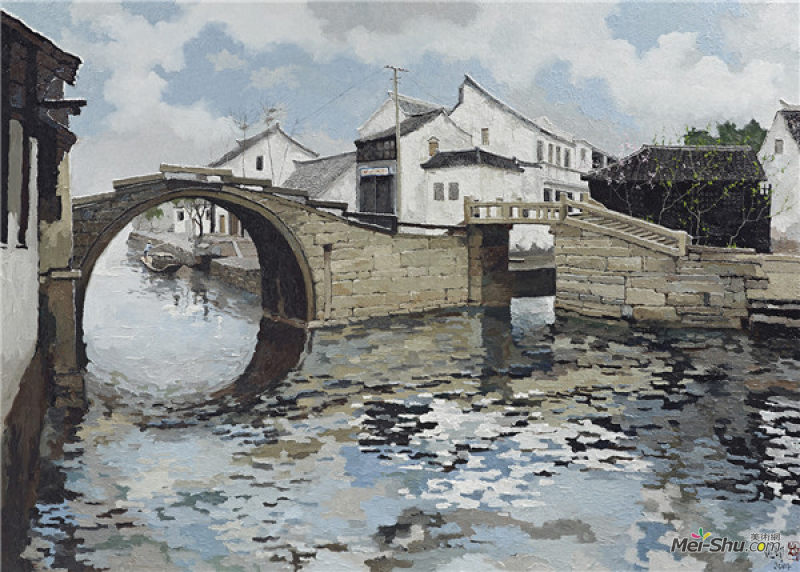 龎均,周庄双桥,2014,150x210cm