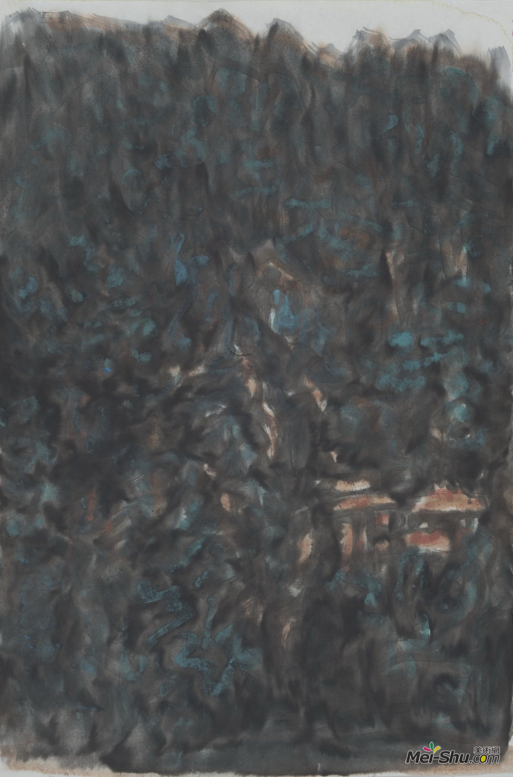 《水墨》40×70CM水墨纸本2015年