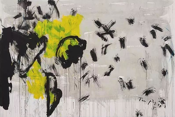 无题 200x300cm 布面丙烯 2017 （非本次展览作品）
