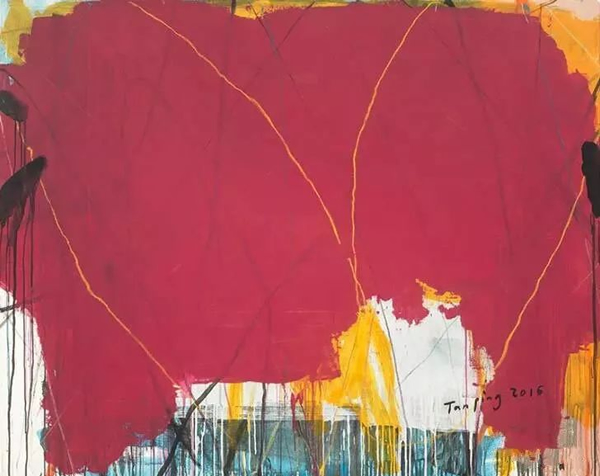  无题 160cm×200cm 布面丙烯 2016 （非本次展览作品）